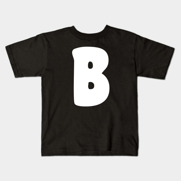 Letter B Kids T-Shirt by Xtian Dela ✅